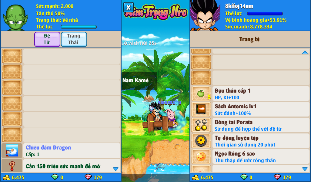 Nick Ngọc Rồng Online VIP giá rẻ, NickDaoQuan.Com, Shop Nick Ngọc Rồng