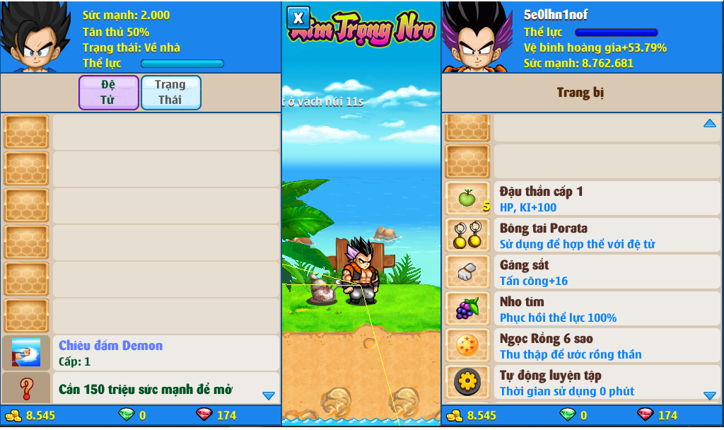 Nick Ngọc Rồng Online VIP giá rẻ, NickDaoQuan.Com, Shop Nick Ngọc Rồng