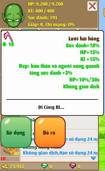 Nick Ngọc Rồng Online VIP giá rẻ, NickDaoQuan.Com, SHOP Ngọc Rồng
