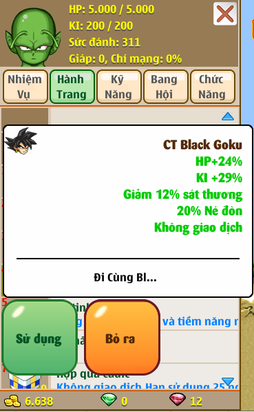 Nick Ngọc Rồng Online VIP giá rẻ, NickDaoQuan.Com, SHOP Ngọc Rồng