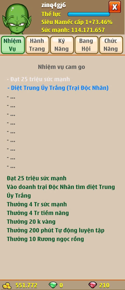 Nick Ngọc Rồng Online VIP giá rẻ, NickDaoQuan.Com, SHOP Ngọc Rồng