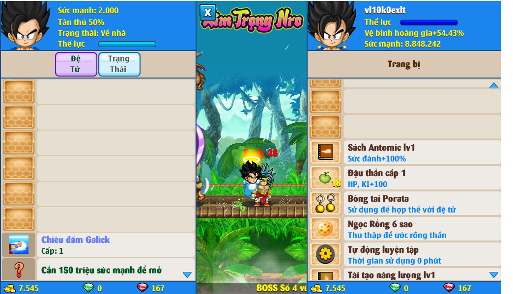 Nick Ngọc Rồng Online VIP giá rẻ, NickDaoQuan.Com, Shop Nick Ngọc Rồng