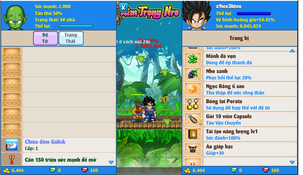 Nick Ngọc Rồng Online VIP giá rẻ, NickDaoQuan.Com, Shop Nick Ngọc Rồng