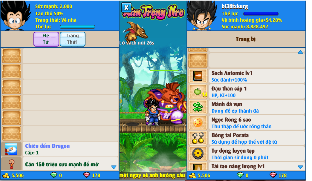 Nick Ngọc Rồng Online VIP giá rẻ, NickDaoQuan.Com, Shop Nick Ngọc Rồng