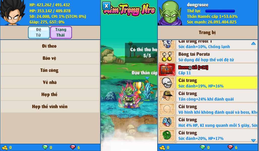 Nick Ngọc Rồng Online VIP giá rẻ, NickDaoQuan.Com, Shop Nick Ngọc Rồng