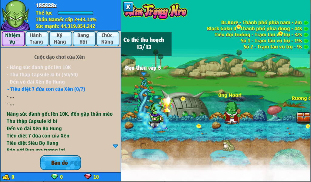 Nick Ngọc Rồng Online VIP giá rẻ, NickDaoQuan.Com, Shop Nick Ngọc Rồng