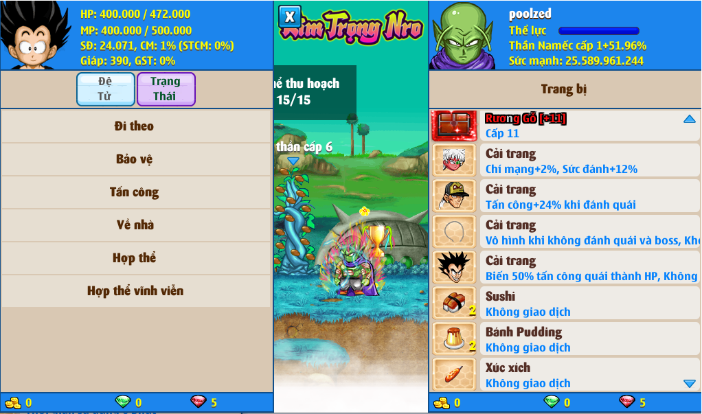 Nick Ngọc Rồng Online VIP giá rẻ, NickDaoQuan.Com, Shop Nick Ngọc Rồng