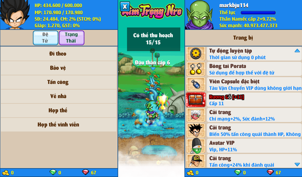 Nick Ngọc Rồng Online VIP giá rẻ, NickDaoQuan.Com, Shop Nick Ngọc Rồng