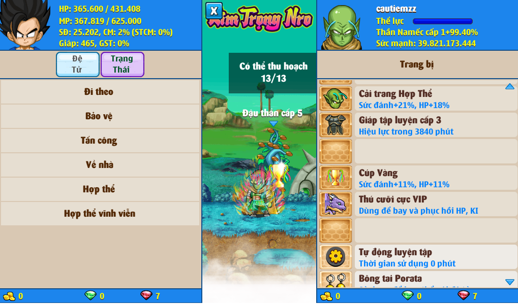 Nick Ngọc Rồng Online VIP giá rẻ, NickDaoQuan.Com, Shop Nick Ngọc Rồng