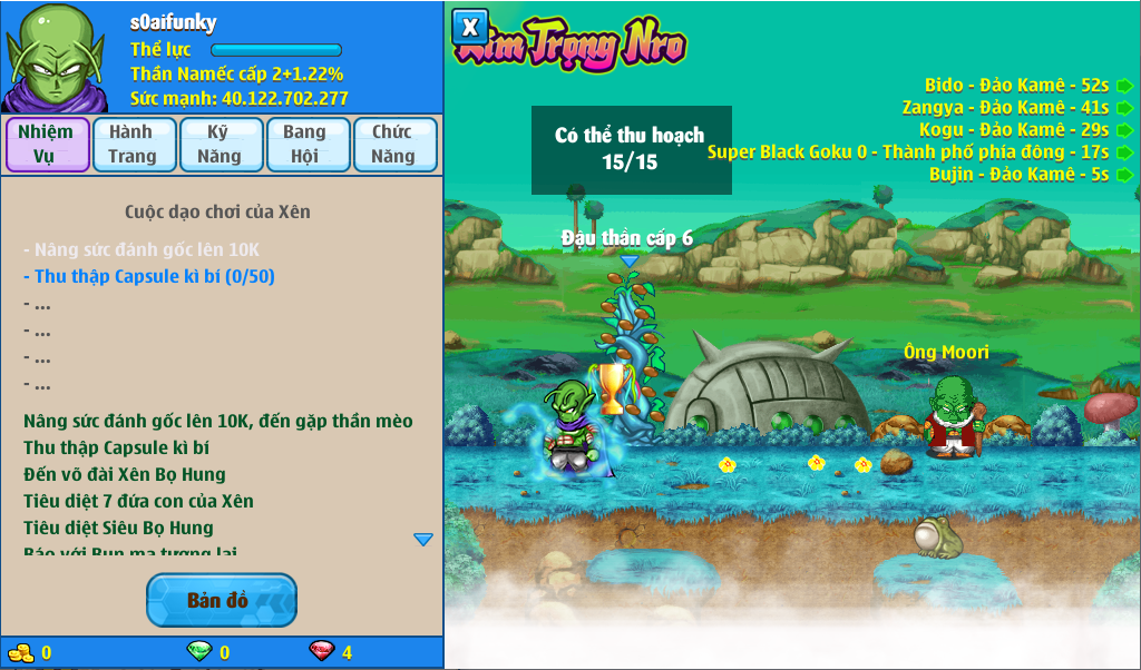 Nick Ngọc Rồng Online VIP giá rẻ, NickDaoQuan.Com, Shop Nick Ngọc Rồng