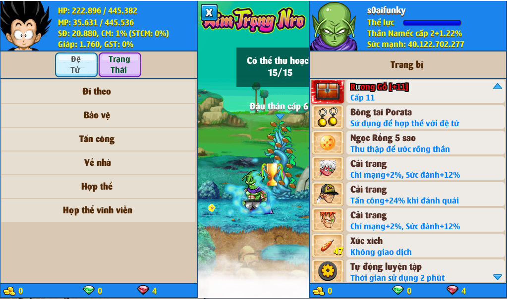Nick Ngọc Rồng Online VIP giá rẻ, NickDaoQuan.Com, Shop Nick Ngọc Rồng
