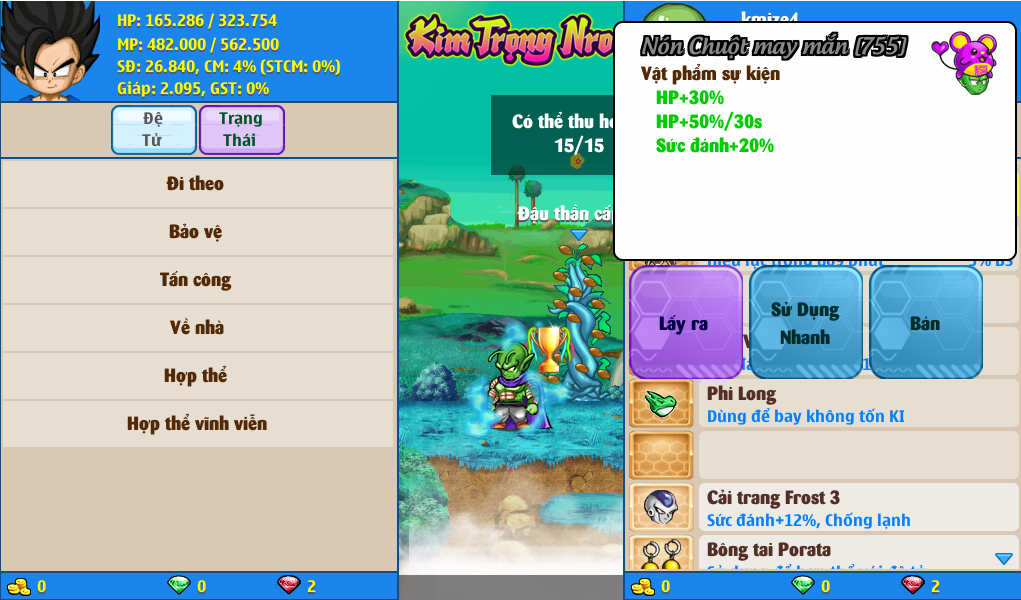 Nick Ngọc Rồng Online VIP giá rẻ, NickDaoQuan.Com, Shop Nick Ngọc Rồng