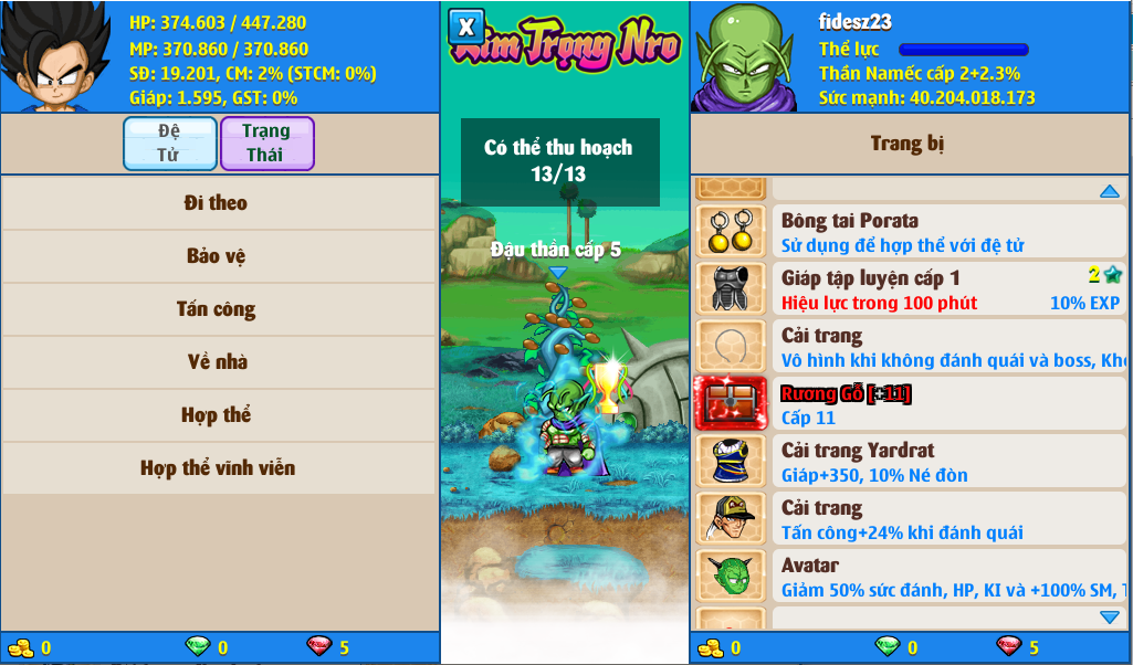 Nick Ngọc Rồng Online VIP giá rẻ, NickDaoQuan.Com, Shop Nick Ngọc Rồng