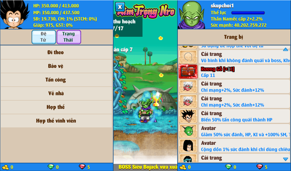 Nick Ngọc Rồng Online VIP giá rẻ, NickDaoQuan.Com, Shop Nick Ngọc Rồng