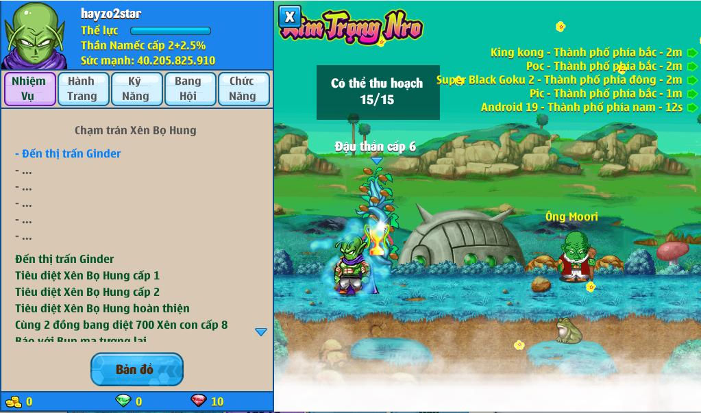 Nick Ngọc Rồng Online VIP giá rẻ, NickDaoQuan.Com, Shop Nick Ngọc Rồng