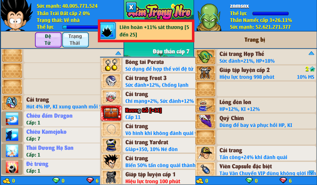 Nick Ngọc Rồng Online VIP giá rẻ, NickDaoQuan.Com, Shop Nick Ngọc Rồng
