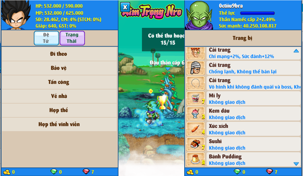 Nick Ngọc Rồng Online VIP giá rẻ, NickDaoQuan.Com, Shop Nick Ngọc Rồng