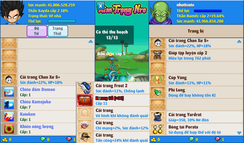 Nick Ngọc Rồng Online VIP giá rẻ, NickDaoQuan.Com, Shop Nick Ngọc Rồng