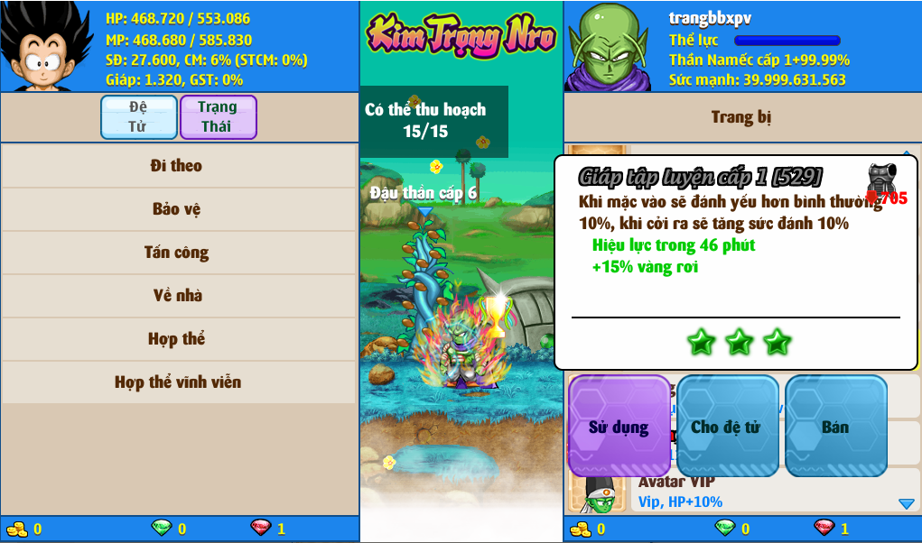 Nick Ngọc Rồng Online VIP giá rẻ, NickDaoQuan.Com, Shop Nick Ngọc Rồng