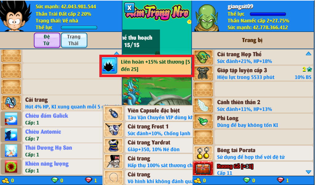 Nick Ngọc Rồng Online VIP giá rẻ, NickDaoQuan.Com, Shop Nick Ngọc Rồng