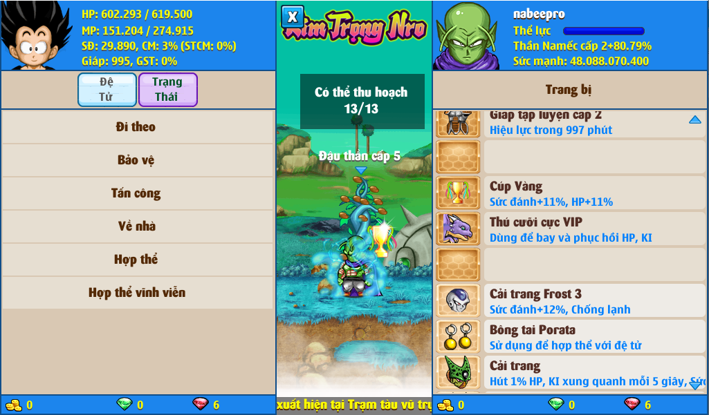 Nick Ngọc Rồng Online VIP giá rẻ, NickDaoQuan.Com, Shop Nick Ngọc Rồng