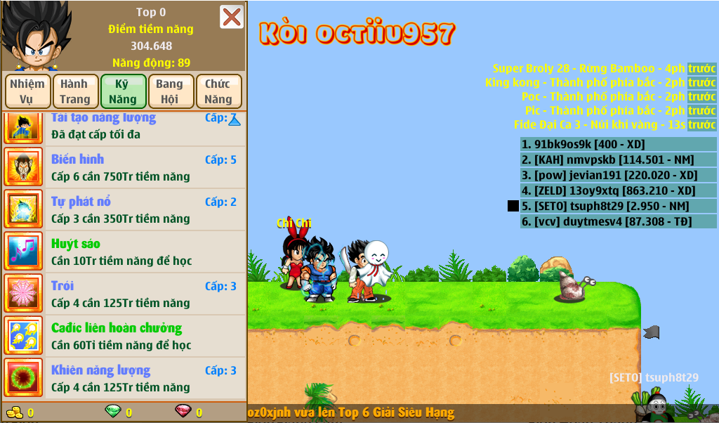 Nick Ngọc Rồng Online VIP giá rẻ, NickDaoQuan.Com, Shop Nick Ngọc Rồng