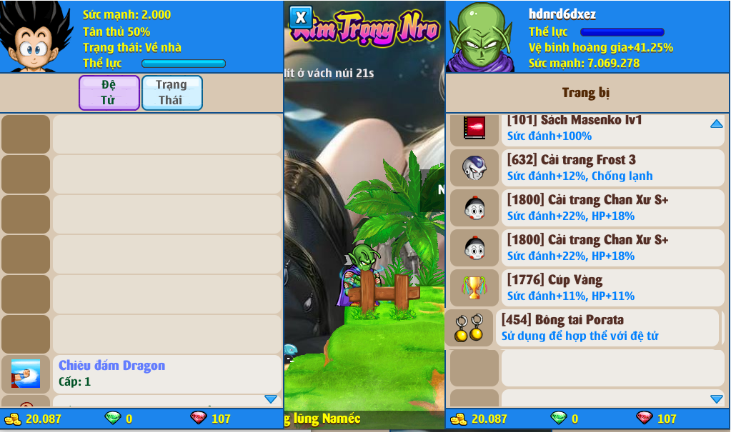 Nick Ngọc Rồng Online VIP giá rẻ, NickDaoQuan.Com, Shop Nick Ngọc Rồng