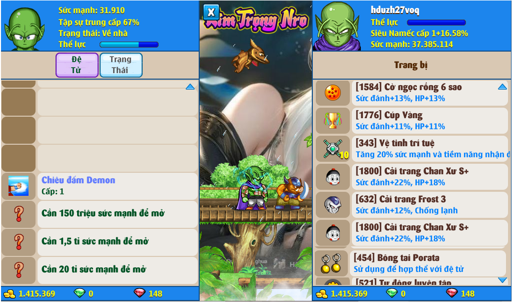 Nick Ngọc Rồng Online VIP giá rẻ, NickDaoQuan.Com, Shop Nick Ngọc Rồng
