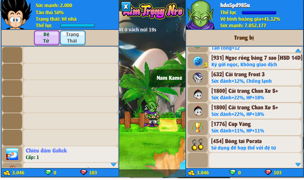 Nick Ngọc Rồng Online VIP giá rẻ, NickDaoQuan.Com, Shop Nick Ngọc Rồng