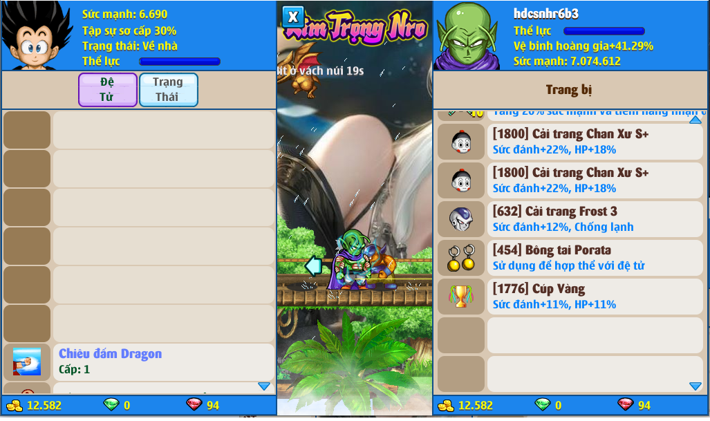Nick Ngọc Rồng Online VIP giá rẻ, NickDaoQuan.Com, Shop Nick Ngọc Rồng