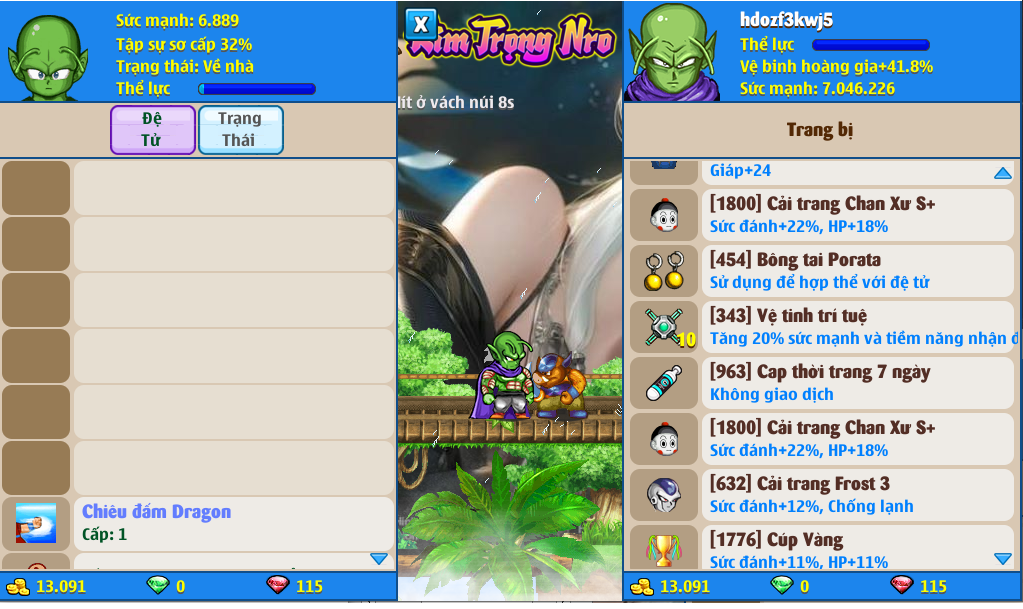 Nick Ngọc Rồng Online VIP giá rẻ, NickDaoQuan.Com, Shop Nick Ngọc Rồng