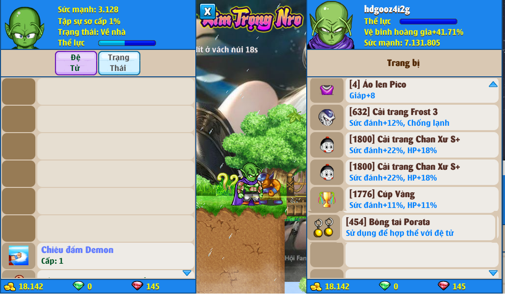 Nick Ngọc Rồng Online VIP giá rẻ, NickDaoQuan.Com, Shop Nick Ngọc Rồng