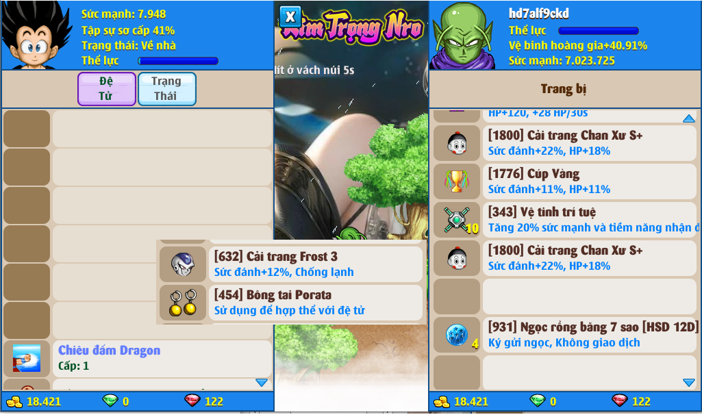 Nick Ngọc Rồng Online VIP giá rẻ, NickDaoQuan.Com, Shop Nick Ngọc Rồng