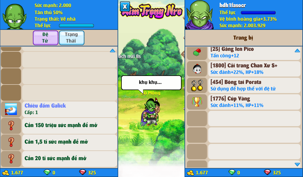Nick Ngọc Rồng Online VIP giá rẻ, NickDaoQuan.Com, Shop Nick Ngọc Rồng