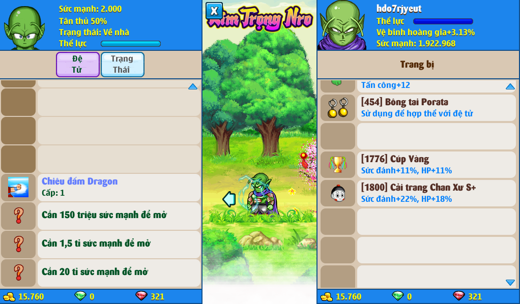 Nick Ngọc Rồng Online VIP giá rẻ, NickDaoQuan.Com, Shop Nick Ngọc Rồng