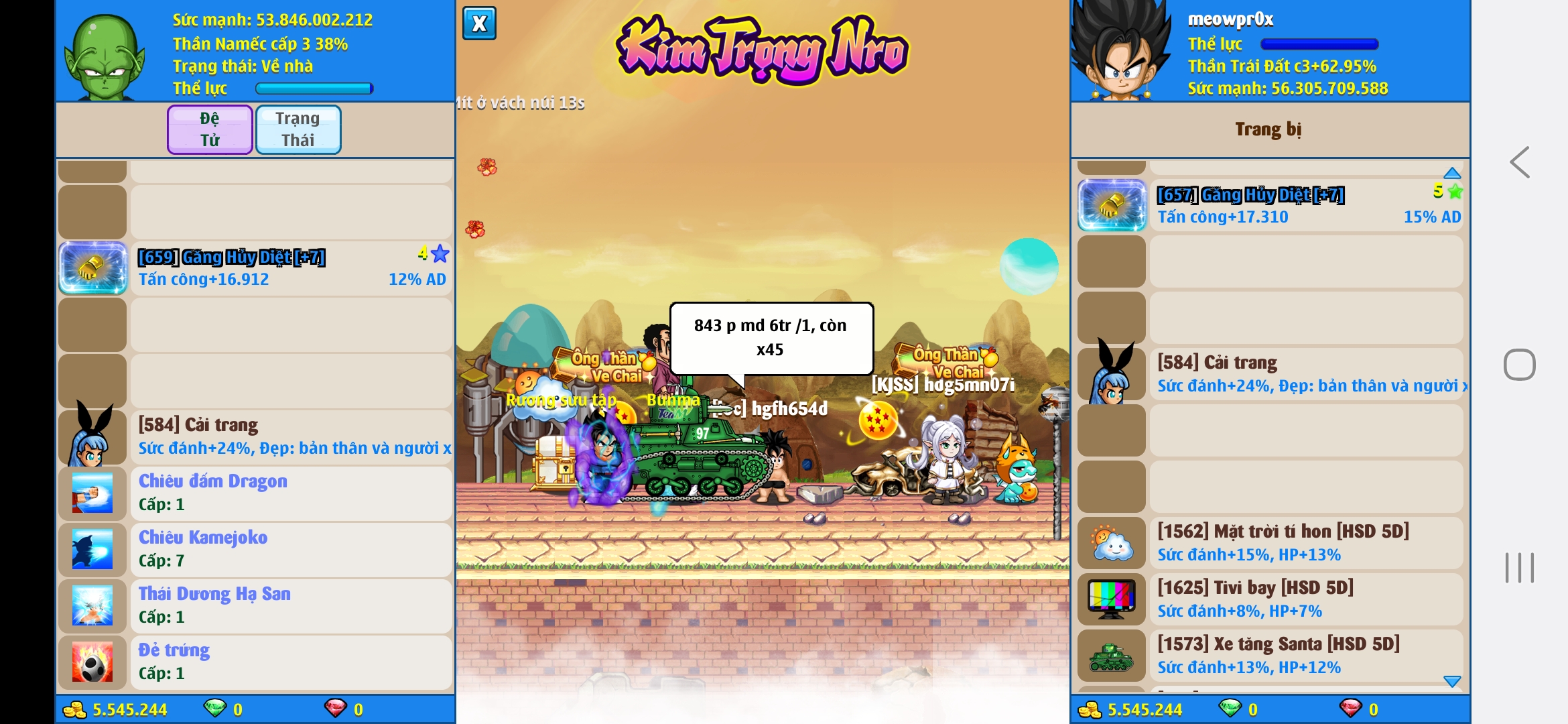 Nick Ngọc Rồng Online VIP giá rẻ, NickDaoQuan.Com, Shop Nick Ngọc Rồng