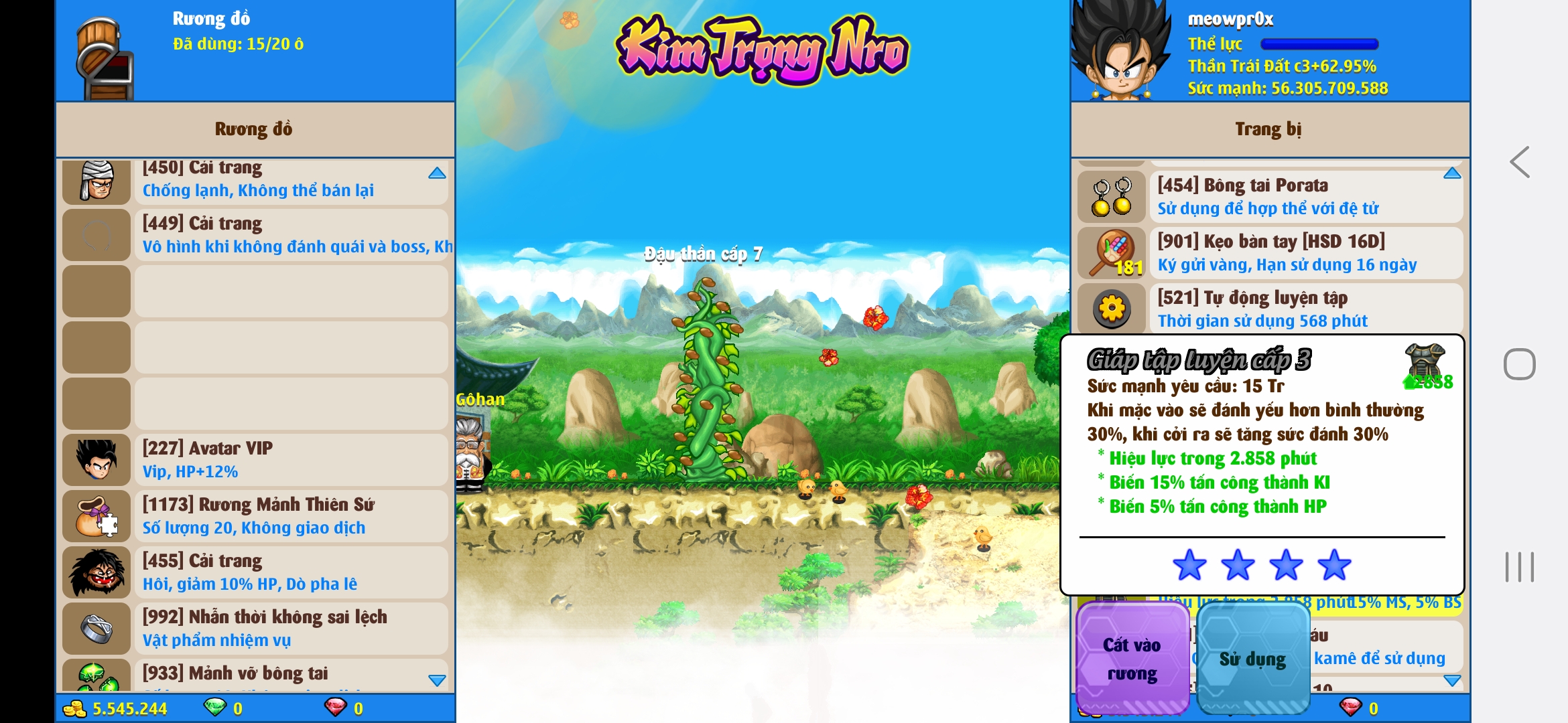 Nick Ngọc Rồng Online VIP giá rẻ, NickDaoQuan.Com, Shop Nick Ngọc Rồng