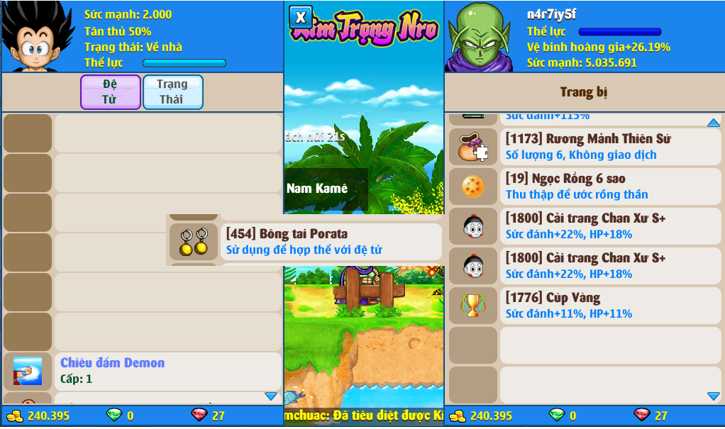 Nick Ngọc Rồng Online VIP giá rẻ, NickDaoQuan.Com, Shop Nick Ngọc Rồng