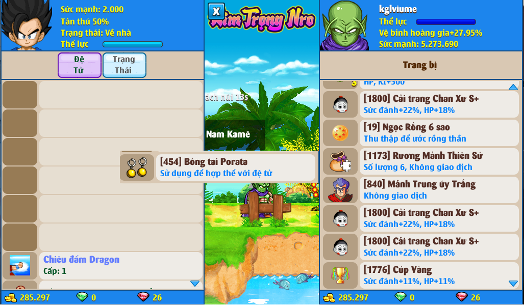 Nick Ngọc Rồng Online VIP giá rẻ, NickDaoQuan.Com, Shop Nick Ngọc Rồng
