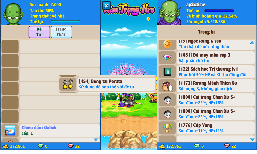 Nick Ngọc Rồng Online VIP giá rẻ, NickDaoQuan.Com, Shop Nick Ngọc Rồng