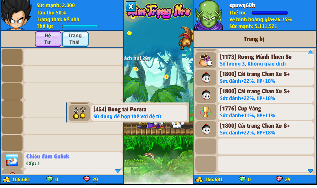 Nick Ngọc Rồng Online VIP giá rẻ, NickDaoQuan.Com, Shop Nick Ngọc Rồng