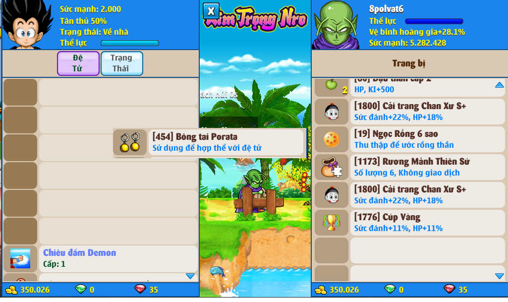Nick Ngọc Rồng Online VIP giá rẻ, NickDaoQuan.Com, Shop Nick Ngọc Rồng