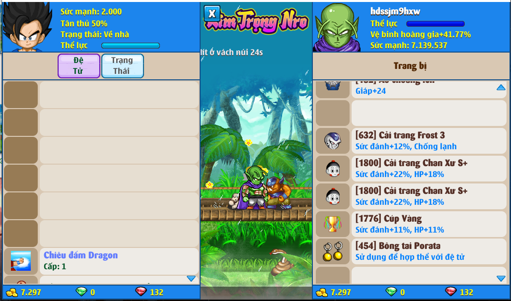 Nick Ngọc Rồng Online VIP giá rẻ, NickDaoQuan.Com, Shop Nick Ngọc Rồng