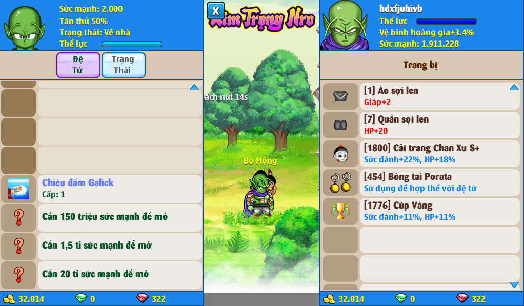 Nick Ngọc Rồng Online VIP giá rẻ, NickDaoQuan.Com, Shop Nick Ngọc Rồng