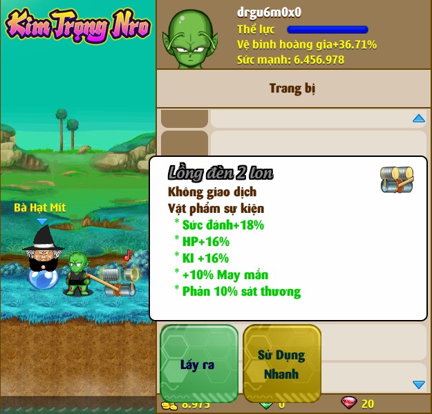 Nick Ngọc Rồng Online VIP giá rẻ, NickDaoQuan.Com, Shop Nick Ngọc Rồng